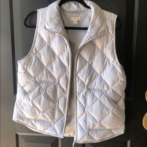 JCREW Women’s Light Gray Puffer Vest